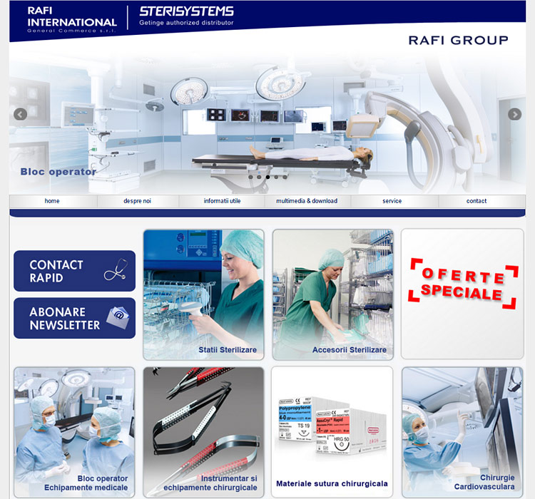Online RAFI's products catalog