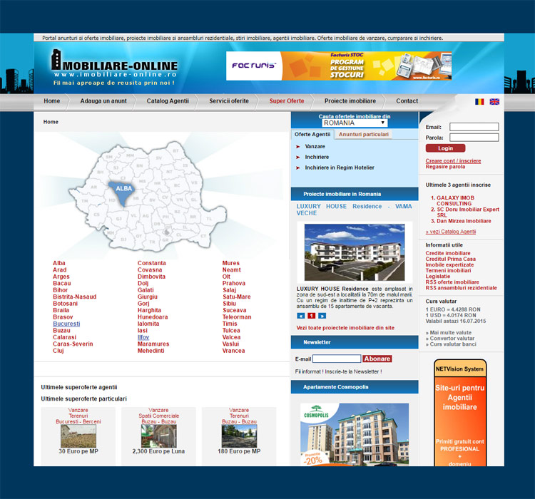 Portal imobiliare - www.imobiliare-online.ro